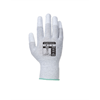 Antistatischer PU-Fingerspitzen Handschuh - Gr. S