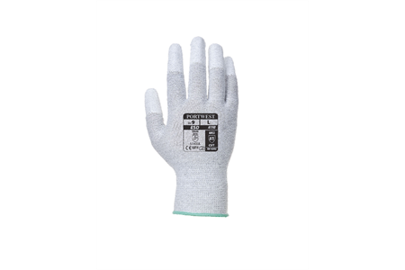 Antistatischer PU-Fingerspitzen Handschuh - Gr. XL