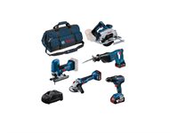 Bosch 5 Tool Werkzeugset - 18 V