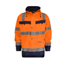 DASSY® ATLANTIS, Warnschutz Regenparka orange/dunkelblau - Gr. 3XL