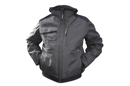 DASSY® AUSTIN, Winterjacke anthrazitgrau/schwarz - Gr. M