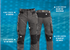 DASSY® AXIS, Arbeitsshorts anthrazitgrau/schwarz - Gr. 50 | Bild 3