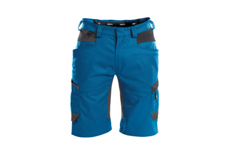 DASSY® AXIS, Arbeitsshorts azurblau/anthrazitgrau - Gr. 44