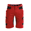 DASSY® AXIS, Arbeitsshorts rot/schwarz - Gr. 46