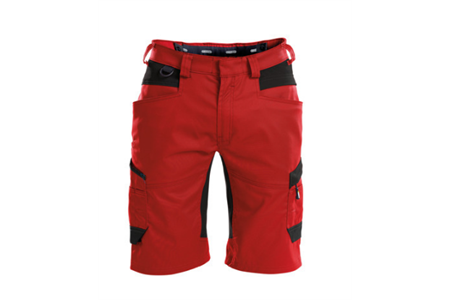 DASSY® AXIS, Arbeitsshorts rot/schwarz - Gr. 48