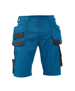 DASSY® BIONIC, Arbeitsshorts azurblau/anthrazitgrau - Gr. 42