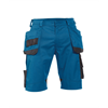 DASSY® BIONIC, Arbeitsshorts azurblau/anthrazitgrau - Gr. 44