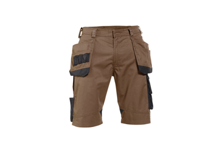 DASSY® BIONIC, Arbeitsshorts lehmbraun/anthrazitgrau - Gr. 44