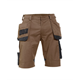 DASSY® BIONIC, Arbeitsshorts lehmbraun/anthrazitgrau - Gr. 60