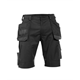 DASSY® BIONIC, Arbeitsshorts schwarz/anthrazitgrau - Gr. 58