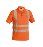 DASSY® BRANDON, Warnschutz UV-Poloshirt neonorange - Gr. 3XL