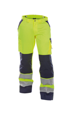 DASSY® BUFFALO, Warnschutzhose neongelb/dunkelblau - Gr. 42