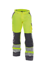 DASSY® BUFFALO, Warnschutzhose neongelb/zementgrau - Gr. 42