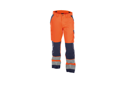 DASSY® BUFFALO, Warnschutzhose neonorange/dunkelblau - Gr. 44