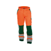 DASSY® BUFFALO, Warnschutzhose neonorange/flaschengrün - Gr. 46