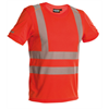 DASSY® CARTER, Warnschutz UV-T-Shirt neonrot - Gr. 3XL