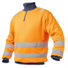 DASSY® DENVER, Warnschutz Sweatshirt neonorange/dunkelblau - Gr. L