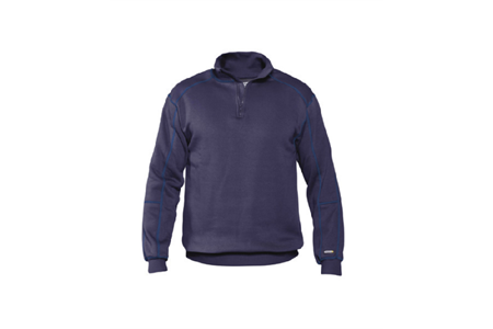 DASSY® FELIX , Sweatshirt blau - Gr. 4XL