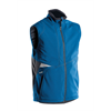 DASSY® FUSION, Softshell-Weste azurblau/anthrazitgrau - Gr. 3XL