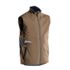 DASSY® FUSION, Softshell-Weste lehmbraun/anthrazitgrau - Gr. 3XL