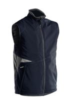 DASSY® FUSION, Softshell-Weste nachtblau/anthrazitgrau - Gr. M