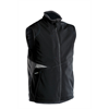 DASSY® FUSION, Softshell-Weste schwarz/anthrazitgrau - Gr. 3XL