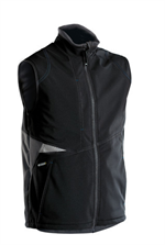 DASSY® FUSION, Softshell-Weste schwarz/anthrazitgrau - Gr. 3XL