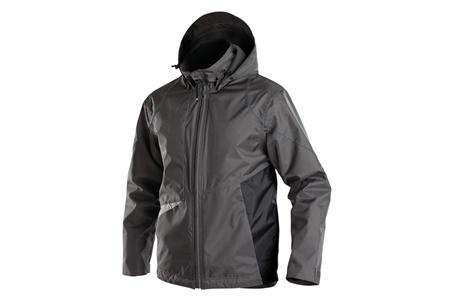 DASSY® HYPER, Arbeitsjacke anthrazitgrau/schwarz - Gr. L