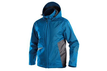 DASSY® HYPER, Arbeitsjacke azurblau/anthrazitgrau - Gr. L