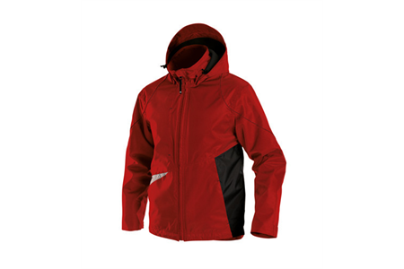 DASSY® HYPER, Arbeitsjacke rot/schwarz - Gr. 4XL