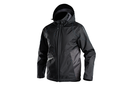 DASSY® HYPER, Arbeitsjacke schwarz/anthrazitgrau - Gr. L