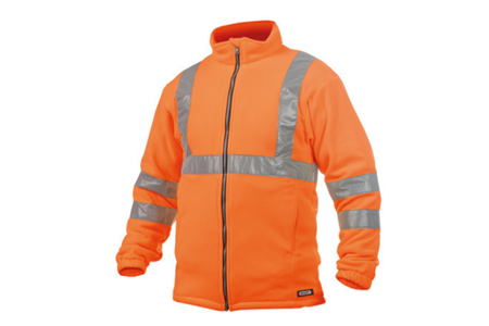 DASSY® KALUGA, Warnschutz Fleecejacke neonorange - Gr. 3XL