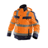 DASSY® LIMA, Warnschutz Winterjacke neonorange/dunkelblau - Gr. 4XL