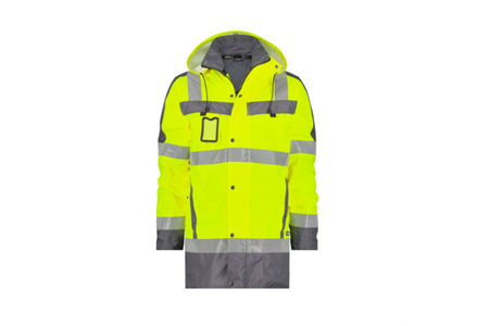 DASSY® LIMASOL, Warnschutz Parka neongelb/zementgrau - Gr. L