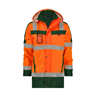 DASSY® LIMASOL, Warnschutz Parka neonorange/flaschengrün - Gr. 3XL