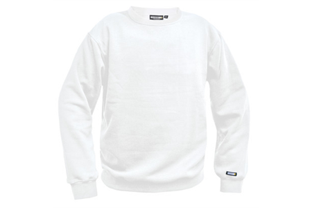 DASSY® LIONEL, Sweatshirt weiss - Gr. 4XL