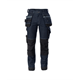 DASSY® MELBOURNE, Stretch-Arbeitsjeans jeansblau/schwarz - Gr. 42