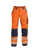 DASSY® ODESSA, Warnschutzhose neonorange/dunkelblau - Gr. 42