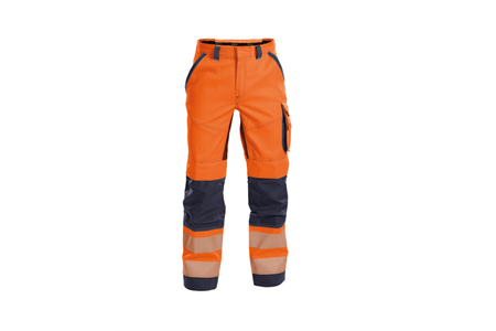 DASSY® ODESSA, Warnschutzhose neonorange/dunkelblau - Gr. 44