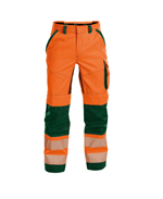 DASSY® ODESSA, Warnschutzhose neonorange/flaschengrün - Gr. 42