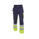 DASSY® OMAHA, Warnschutzhose dunkelblau/neongelb - Gr. 44