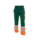 DASSY® OMAHA, Warnschutzhose flaschengrün/neonorange - Gr. 56