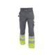 DASSY® OMAHA, Warnschutzhose zementgrau/neongelb - Gr. 44