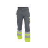 DASSY® OMAHA, Warnschutzhose zementgrau/neongelb - Gr. 52