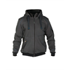 DASSY® PULSE, Sweatshirt-Jacke anthrazitgrau/schwarz - Gr. M