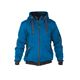 DASSY® PULSE, Sweatshirt-Jacke azurblau/anthrazitgrau - Gr. L