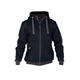 DASSY® PULSE, Sweatshirt-Jacke nachtblau/anthrazitgrau - Gr. L