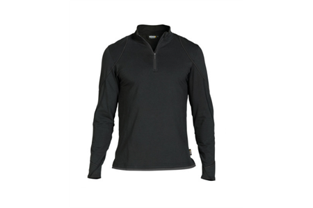 DASSY® SONIC, Langarm-Shirt schwarz/anthrazitgrau - Gr. XL