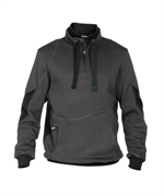 DASSY® STELLAR, Sweatshirt anthrazitgrau/schwarz - Gr. 3XL