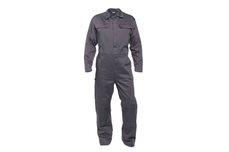 DASSY® TORONTO, Brandverzörgernder Overall grau - Gr. 3XL